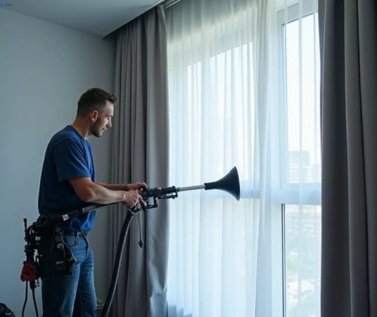 Professional curtain stain removal process equipment Matty Curtain Cleaning knoxfield-vic